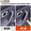 LINNUNU 2PCS Car Door Side Storage Box Front Rear Door Handle Armrest Tray Organizer for Leapmotor C10 C16 2025 2024 Accessories