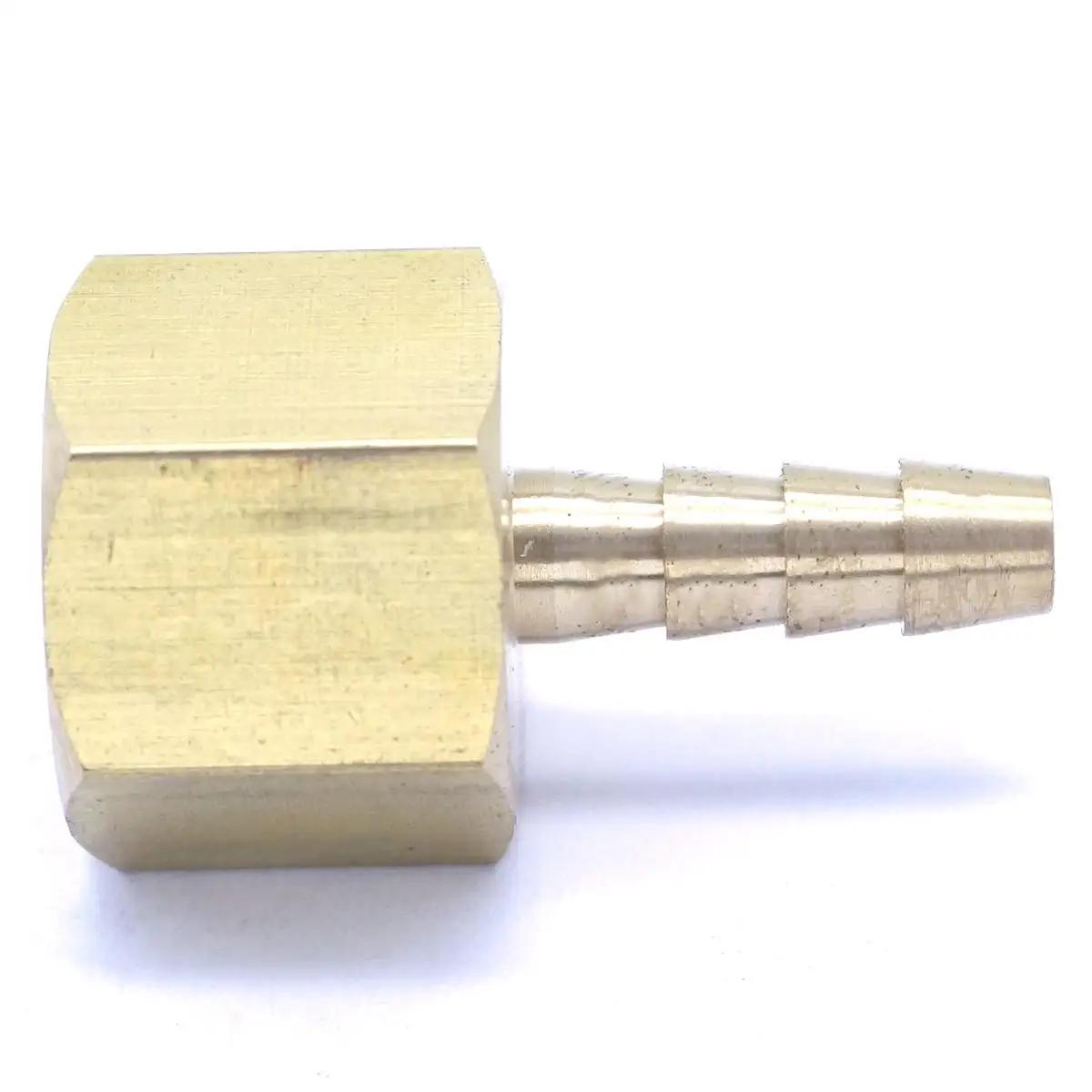 

1/4 NPT Female x 3/16 Hose Barb Tail Brass Fuel Fitting Connector Adapter Other