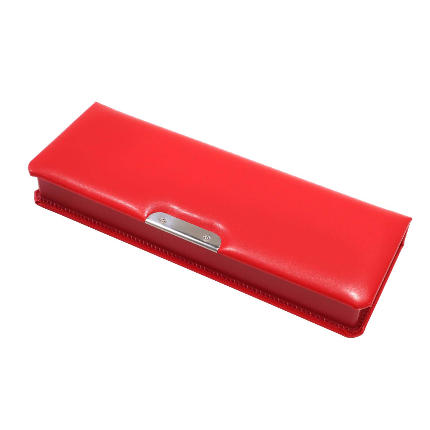 

Kutsuwa Pencil Case 1 Door Synthetic Leather Red CY016C