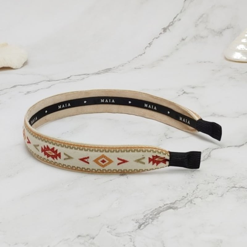 MAIA Inca Headband - Ivory