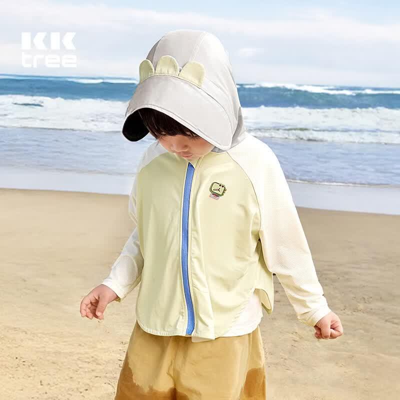 Kocotreekk Kids UV Protection Cooling Ice Silk Cartoon Hoodie