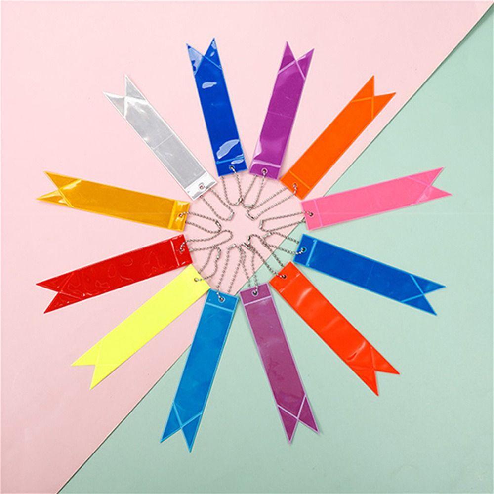 Reflectors Auto Decoration Reflective Keychains Reflective Pendant Car Keyrings Reflective Strip