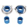 F Fityle 8 Sizes to Choose From LED Headlamp Socket Headlight Adapter H4 2-Pack Holder,