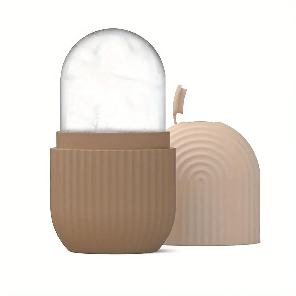 

Силиконовые лотки для кубиков льда, косметический лифтинговый ледяной шар, массажер для лица, контурный ролик для глаз, уход за лицом, инструмент для ухода за кожей, уменьшающий прыщи хаки