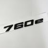 3D ABS Auto Kofferraum Wörter Buchstaben Logo Abzeichen Emblem Aufkleber für BMW 7er Serie 730e 740e 745e 750e 760e F01 F02 G11 G12 uw2