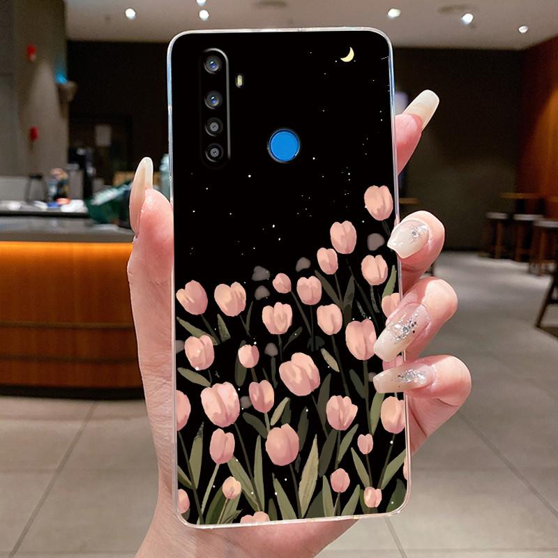 Case For Realme 5 5i 5s 5 Pro Capa Flower Butterfly Bow Phone Cases Realme5 5Pro 5i 5S Soft Silicone Transparent TPU Jelly Cover