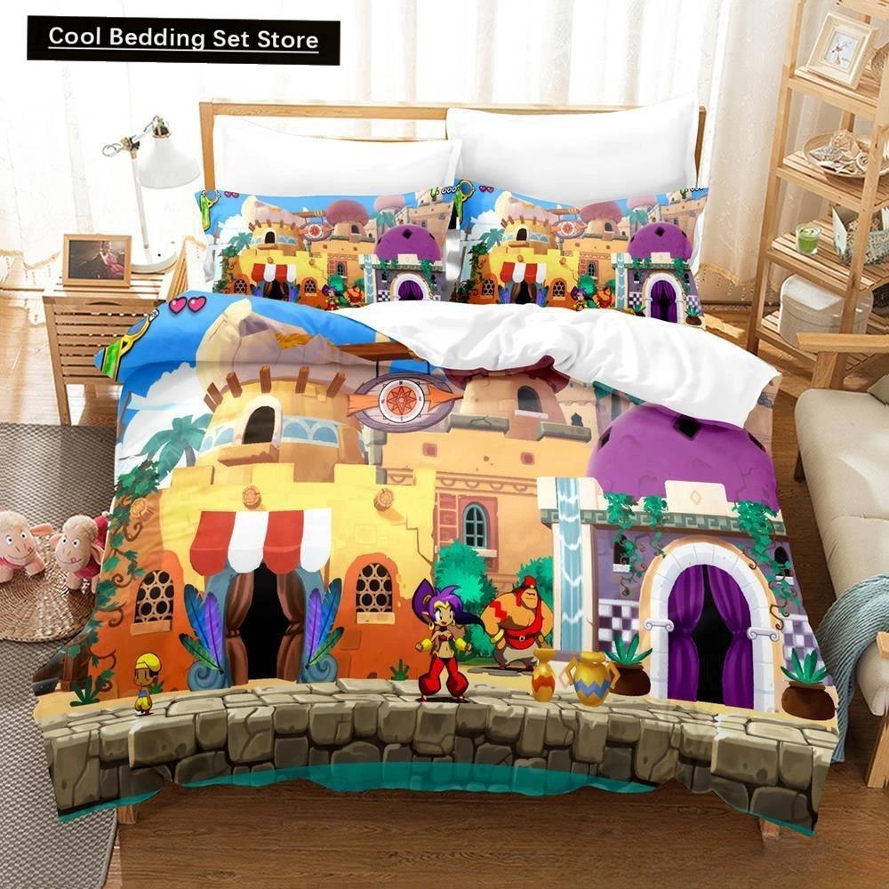 Kawaii Gromit Bedding Set Single Twin Full Queen King Size Bed Set Aldult Kid Bedroom Duvetcover Sets Print Anime Bed Sheet Set