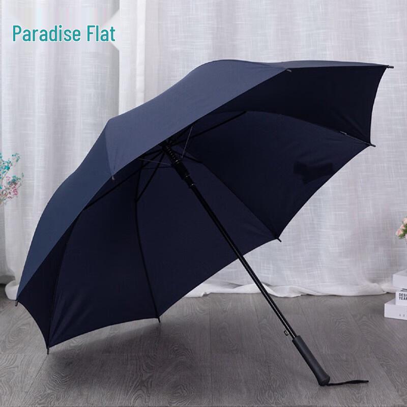 Tensan Large Semi-Automatic Windproof Straight Umbrella