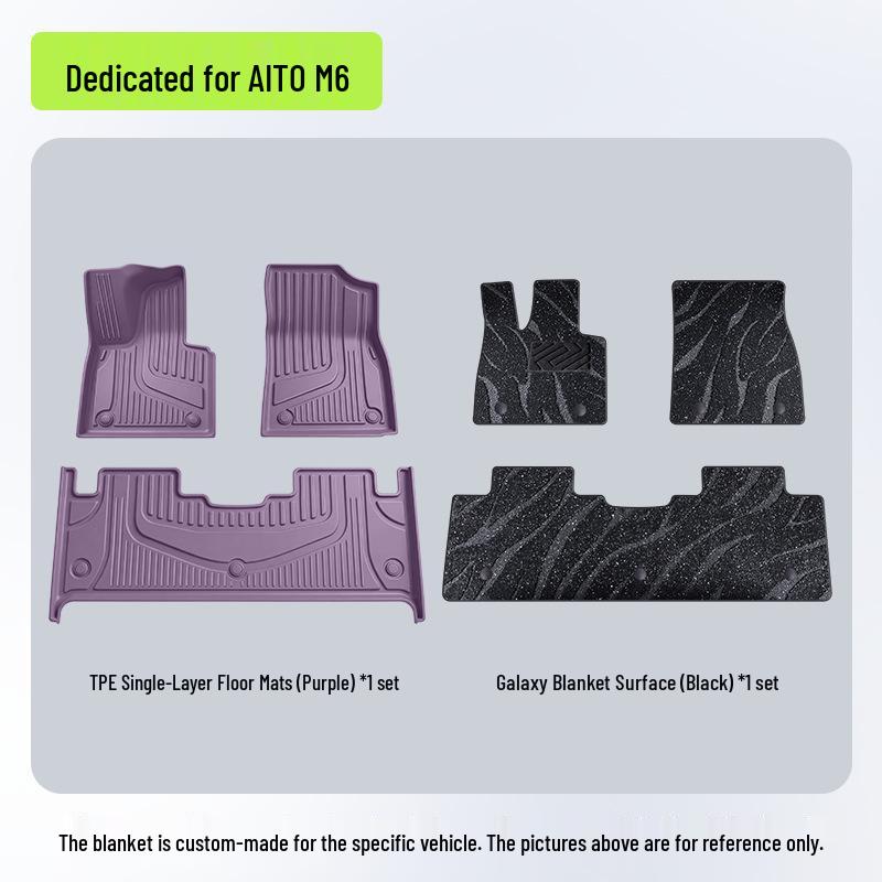 AITO M6 TPE2026 Floor and Trunk Mats for New Model Huawei Car Interior