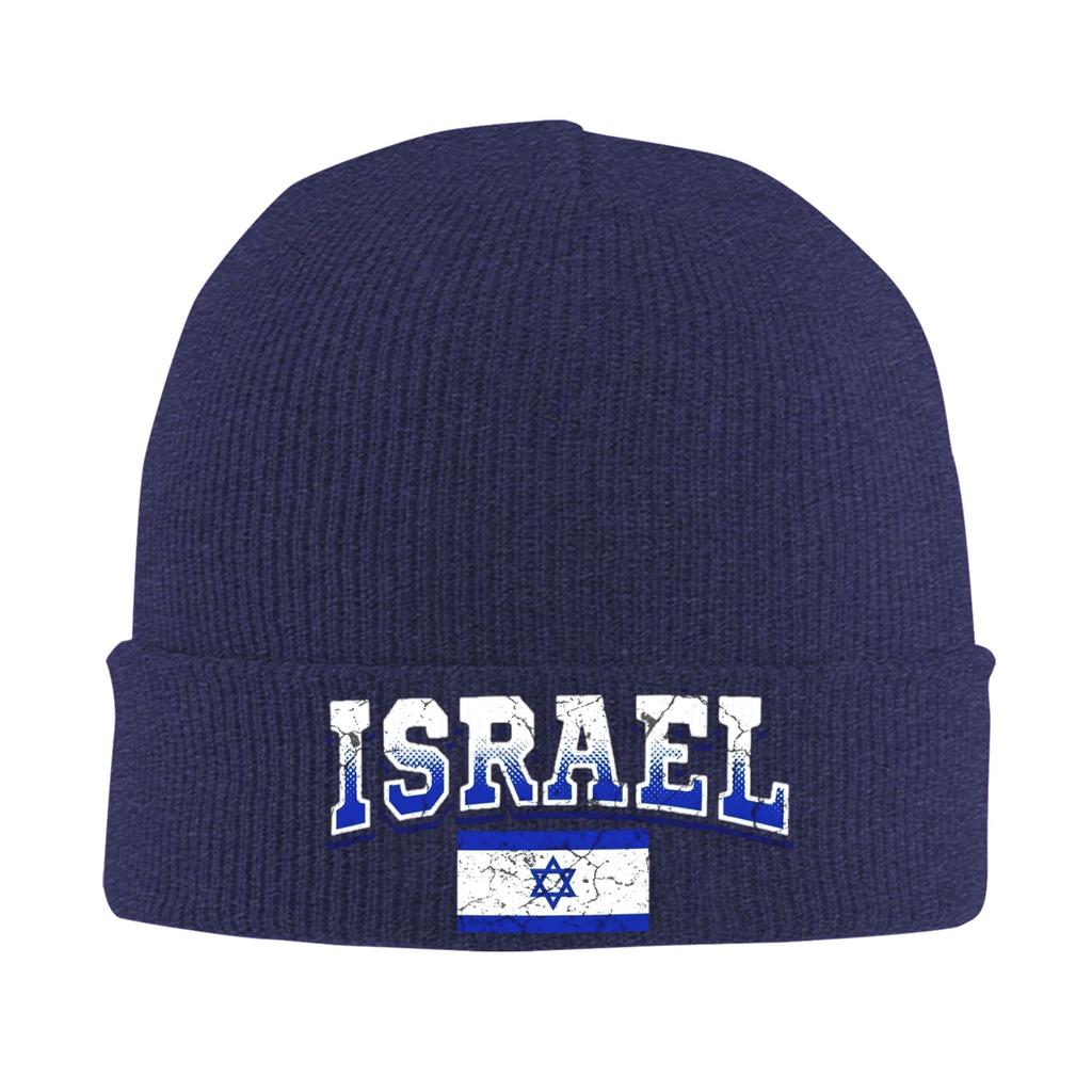 Israel Flag Knitted Caps For Women Men Beanie Winter Hat Acrylic Warm Cap