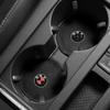 New 2025 Suede 2pcs Car Coaster Non-slip Mat Water Cup Bottle Holder For BMW 50TH Kith M E46 E90 E60 F30 F10 E39 E36 F20 G3