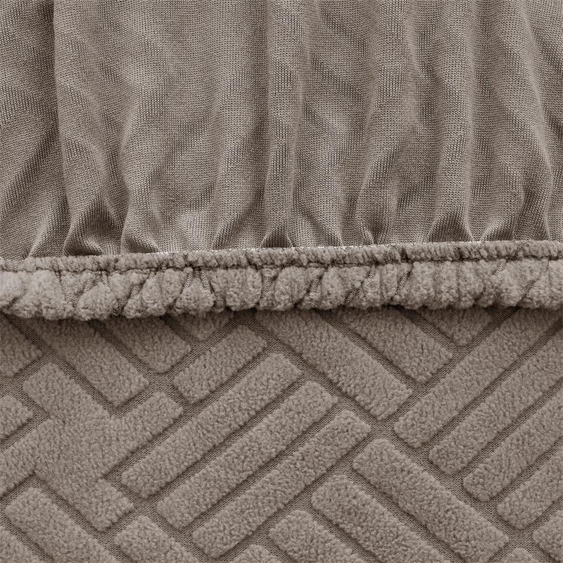 Durable Square Ottoman Cover 1pc Stretch Soft Footrest Protective Case Non-slip Four Season Footstool Cover for Home Decor