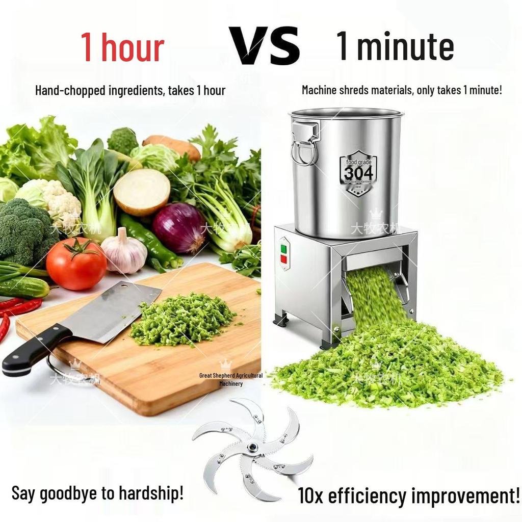 Stainless Steel Vegetable & Fruit Crusher/Cutter for Home & Farm Use