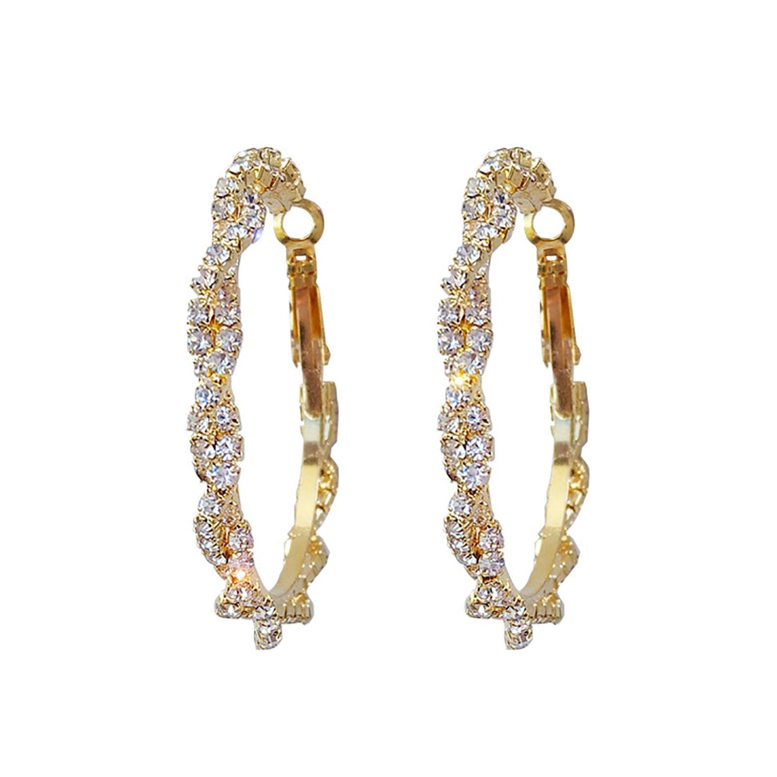 

Женские серьги-гвоздики с подвесками, модные классические серьги с подвесками One Size золотой