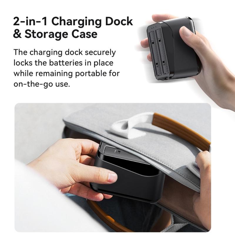 Rapid Multi Battery Charging Dock For 360 X4 Air Action Cameras Featuring Quick Charging Technology And Safety Features