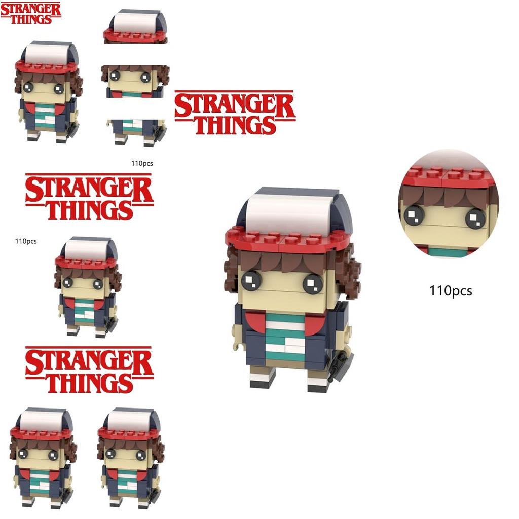 Stranger Things Dustin Block Figure Building Kit For Kids High Quality Non-toxic Materials Endless Imagination!