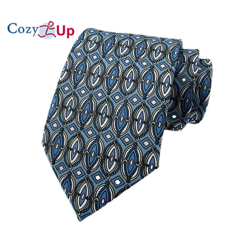 Cozy Up New Tie Men Vintage Print 146x8x3.5cm Holiday Party Wedding