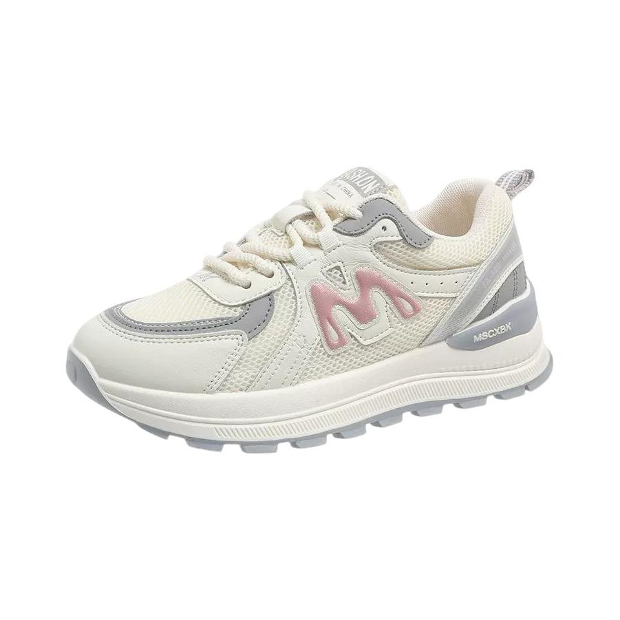 Stepping On Shit Soft-soled Sneakers Women's 2025 New Summer Versatile Breathable Mesh Showing Feet Trotting Dad Shoes