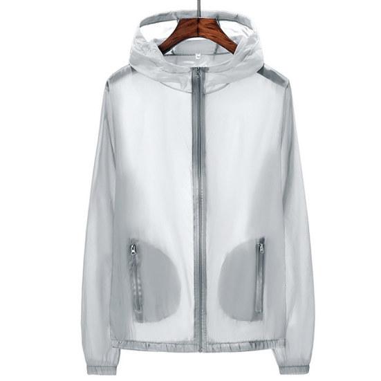 CCHONG Unisex Summer Pockets Zip Hooded Windproof Sun Protection Coat Fishing Jacket