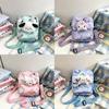 Cinnamoroll Hello Kitty Kuromi Canvas Umhängetasche mit Nähten für den täglichen Gebrauch