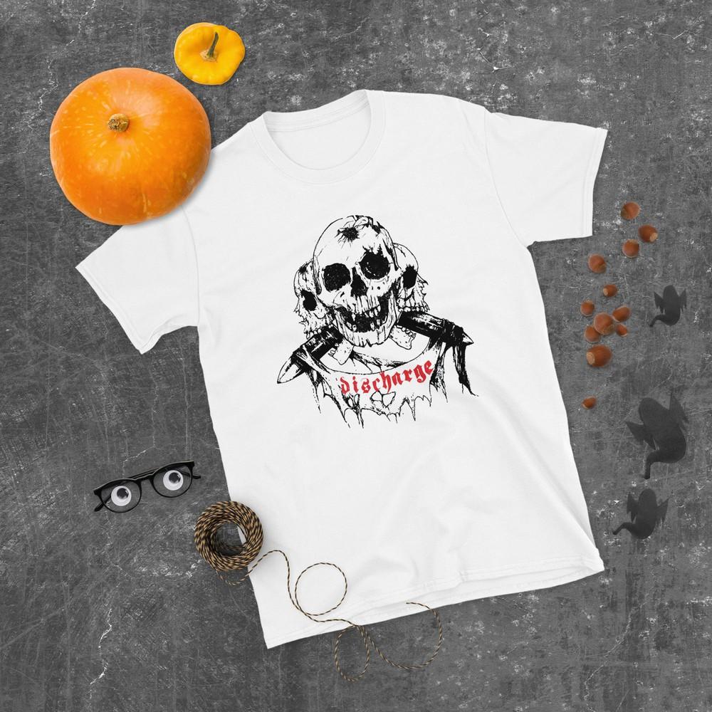 DISCHARGE - Logo T-Shirt UK Punk 80s Style Unisex T-Shirt XXXL