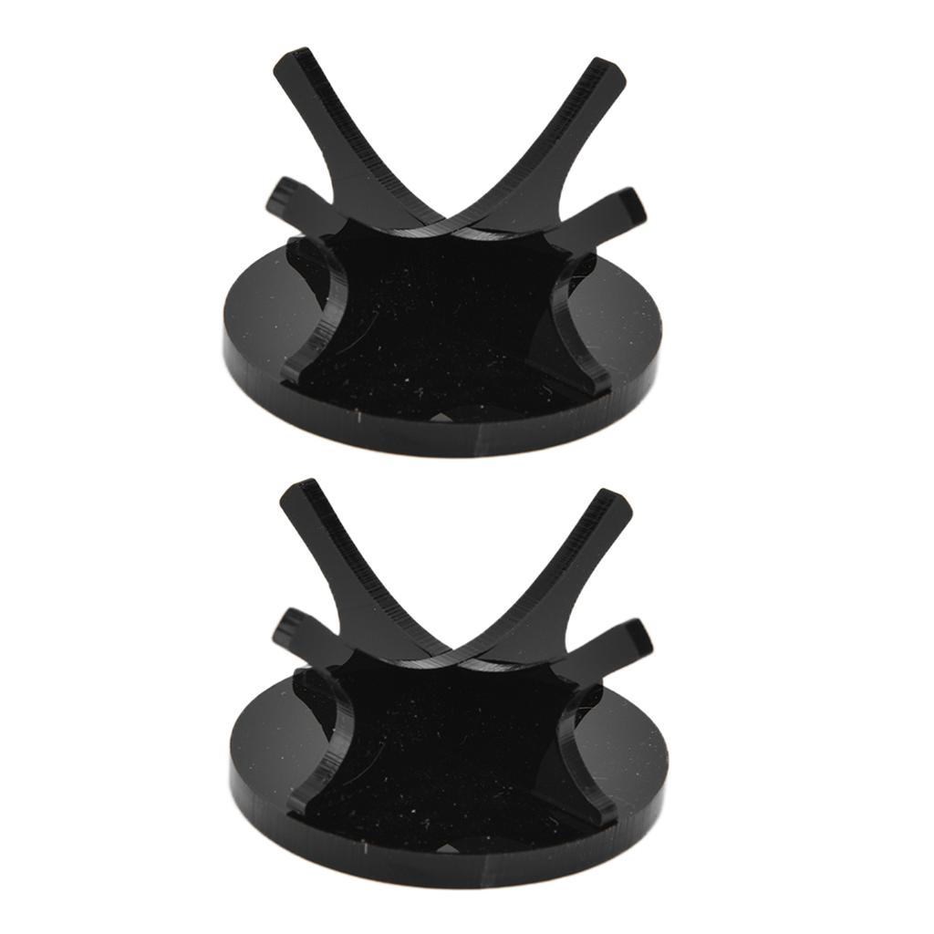 2Pcs Golf Ball Rack High Stability Strong Firmness Simple Baseball Display StandBlack 2 Pieces