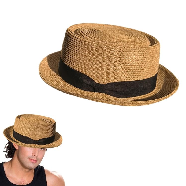 Straw Boater Hat Straw Panama Hat Straw Fedora Hat for Outdoor Activities