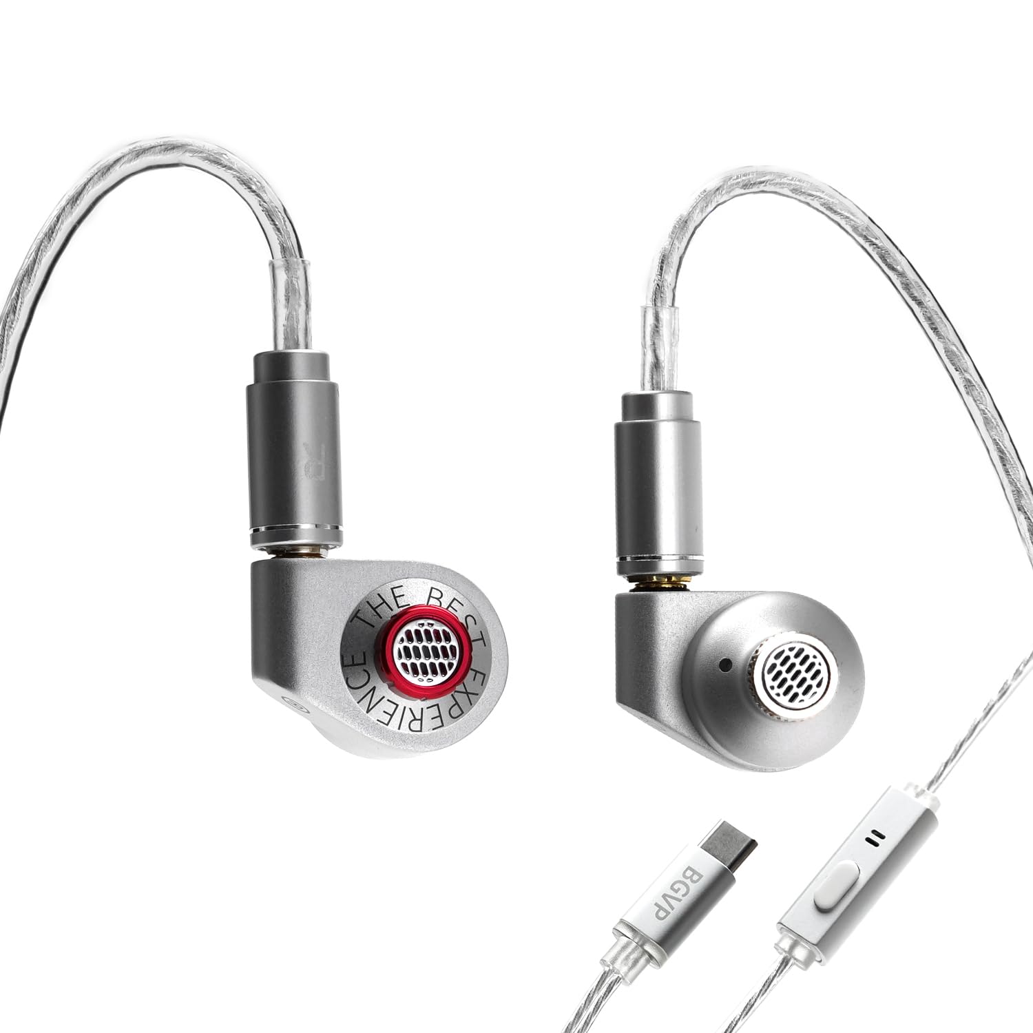 

HiFiGo BGVP P05 Single Dynamic Driver 10mm DD IEM Earphones with Adjustable Tuning Filter and Replaceable MMCX Cable with In-Ear Monitors, PU+Ceramic