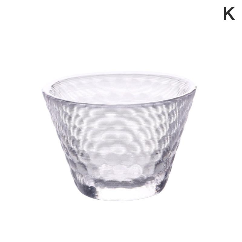 1Pc Creative Hammered Glass Kung Fu Tea Cup Home Thickened Gift Tea Set