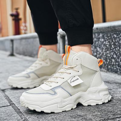 2023fashion Men's Hightop Dad Shoes Students Boys Walking Casual Boots Autumn Spring Sports Running Travel Sneakers