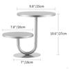 2 Tier Cake Stand Display Holder ,Serving Platter Serving Tray ,Dessert towers Round Cupcake Stands