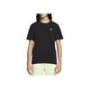 Solid Color Letter Pattern Vintage Pullover Printed Round Neck Short Sleeve T-Shirt Men Tops Black DZ3073-010