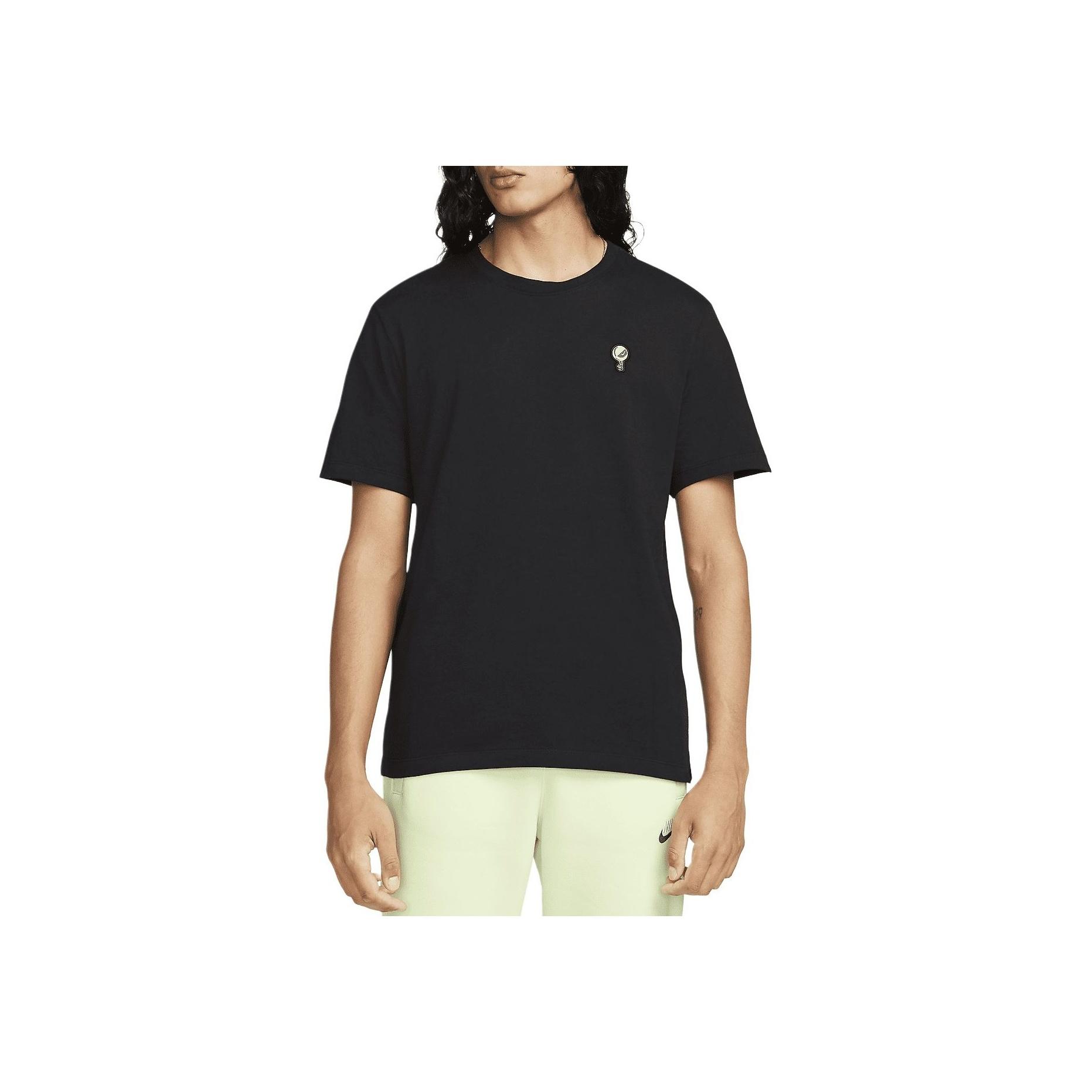 

Nike Solid Color Letter Pattern Vintage Pullover Printed Round Neck Short Sleeve T-Shirt Men Tops Black DZ3073-010 XXL