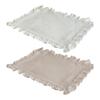 Yousheng Vintage Placemat Rectangle Placemat with Ruffle Dining Table Decoration Mat for Restaurant Home Dinner Party Tea Party Wedding