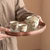 Exquisite Cat Tea Tureen Chinese Style Cover Bowl Tea Items Tea Items Ru Kiln Gaiwan  Restaurant