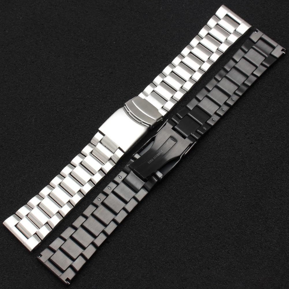 Sibehill Replacement Stainless Steel Watch Band for Luminox 22mm and 23mm Watches with Adjustment Tool