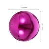 Stainless Steel Reflective Gazing Ball Polished Smooth Mirror Globe Outdoor Garden Decorative Sphere Photography Prop Portable