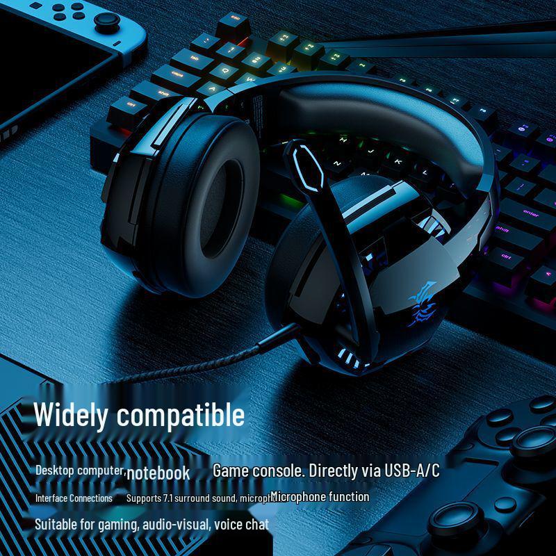 KOTION EACH G2000 Over-Ear Gaming Headset with 7.1 Surround Sound