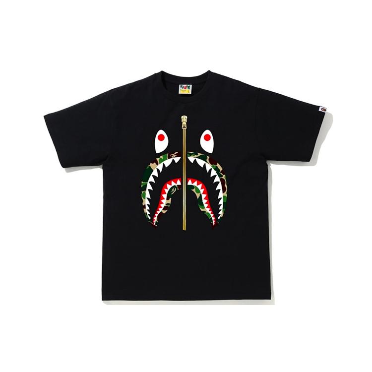 A Bathing Ape Zip Shark Short-sleeve T-shirt 1G30-110-015