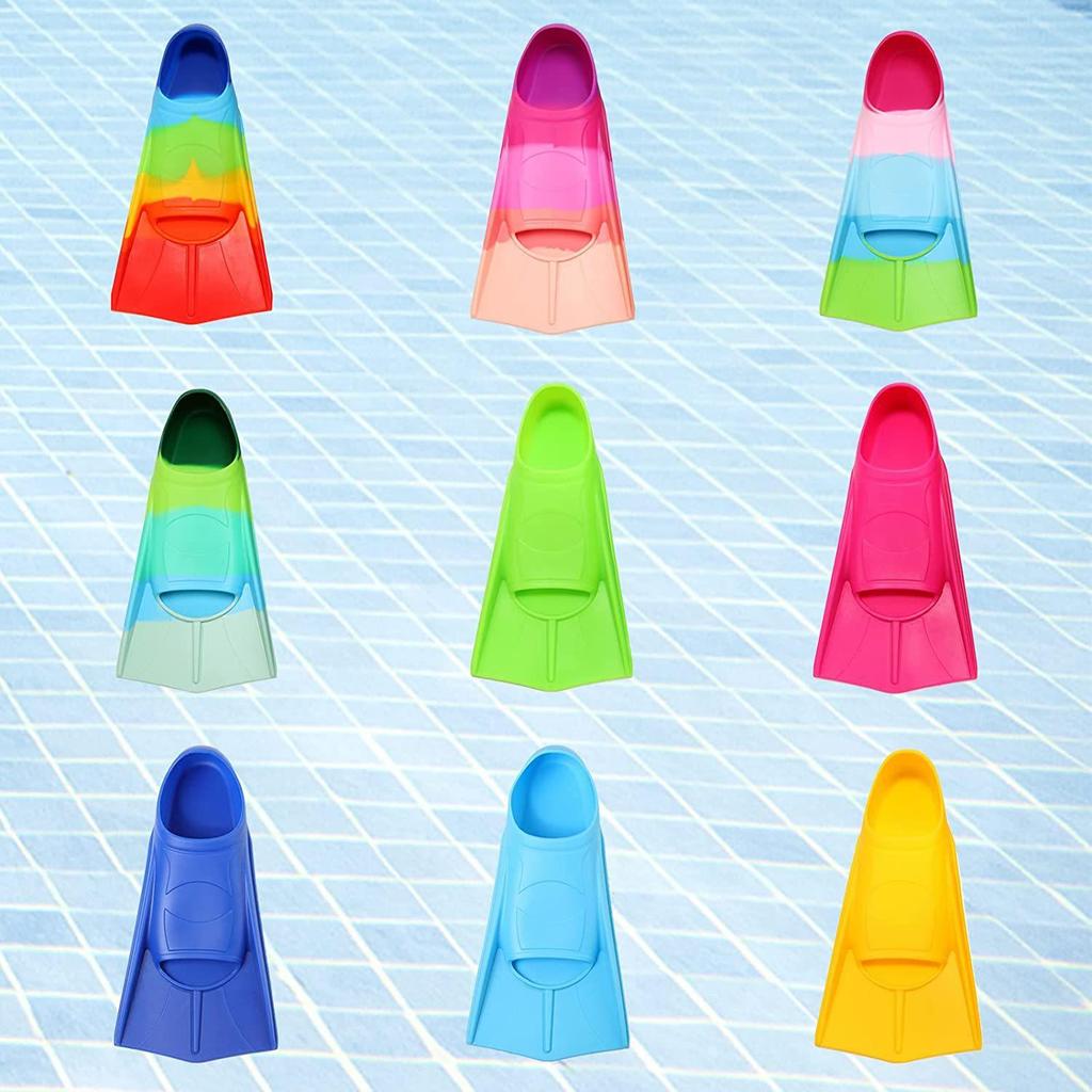 Labe de înot din silicon pentru adulți și copii - Snorkeling, antrenament, scufundări, design labă de rață