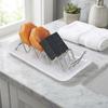 3/4 Grids Stainless Steel Soap Box W-Shaped Soap Holder Space Saving Draining Soap Rack Household