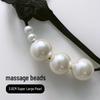 Plus Size Open Crotch Pearl Massage T-Back Lingerie