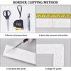 1PC 2.3m/90.55in Kick Wall Sticker 3D Self Adhesive Decorative Trim Molding for Walls Door Frames Smooth Surfaces Backgrounds