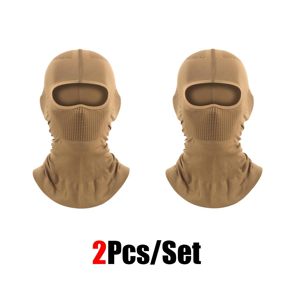 1pc/2pcs/4pcs Elasticity Breathable Balaclava Hat Cycling Full Face Mask Outdoor Ski Motorcycle Mask Scarf Helmet Inner Cap