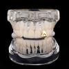 Fashion Hip Hop Single Tooth Caps Small Single Teeth Gold Plated Dental Grills Braces For Men Women