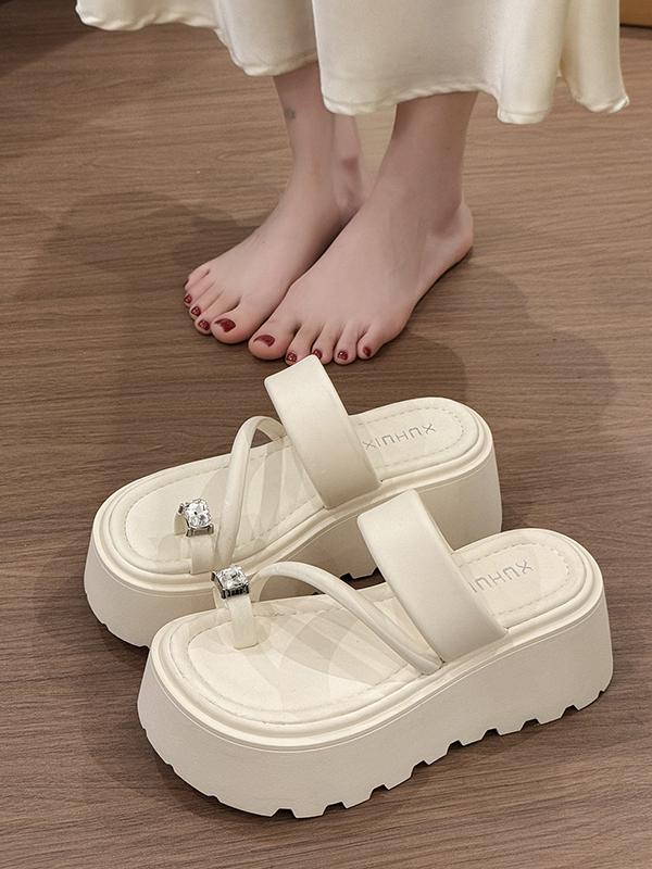 Fashion Shoes Summer Clogs Woman Loafers Slippers Soft Slides Platform Rubber Flip Flops Pantofle Fashion Beach Comfort Hawaiian 2025