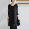 Plara Sheer Flower Pleated Dress  Up To 88 