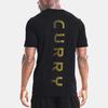 Under Armour Curry Series Regular Shoulder Casual Sports Solid Color Round Neck Pullover Breathable Short Sleeve T-Shirt Men Tops Black 1366604-001