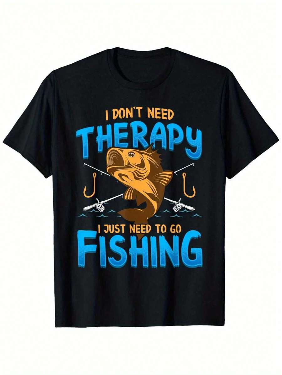 Unisex s  I Don t Need Relax, I Just Need Fishing  Graphic T-Shirt XXXL