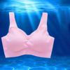 Non-marking Underwear Women's Non-steel Ring Gathering Sports Bra Thin Plus Size Vest Sleep Bra Sports Gathering Shockproof Underwear